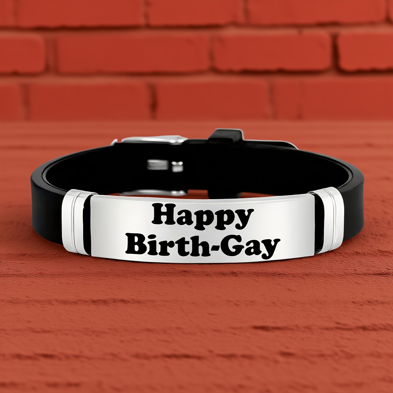 Happy Birth-Gay Personalized Silicone Bracelets